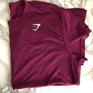 Gymshark Essential Tee in Deep Plum